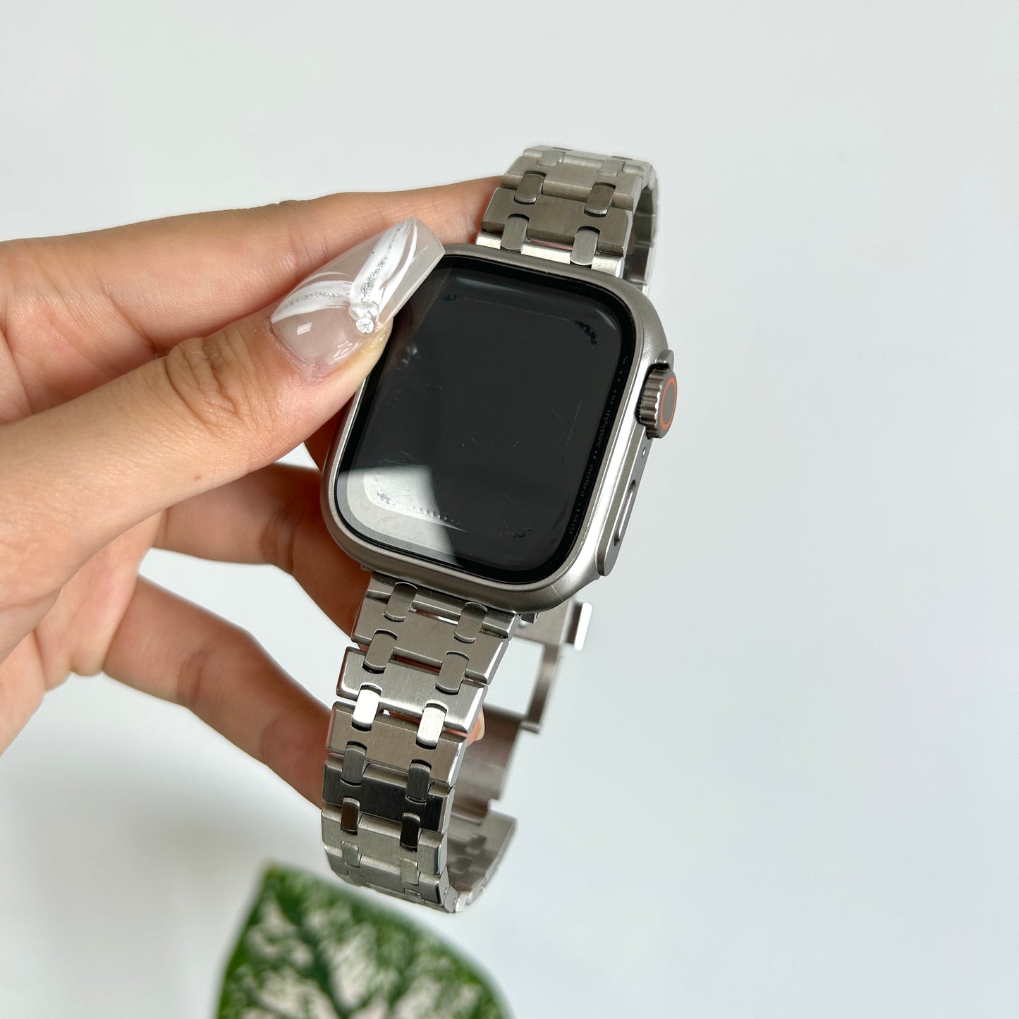 アップルウォッチバンド おしゃれ 男女兼用 ステンレスバンド 人気「apple watchカバー付き」