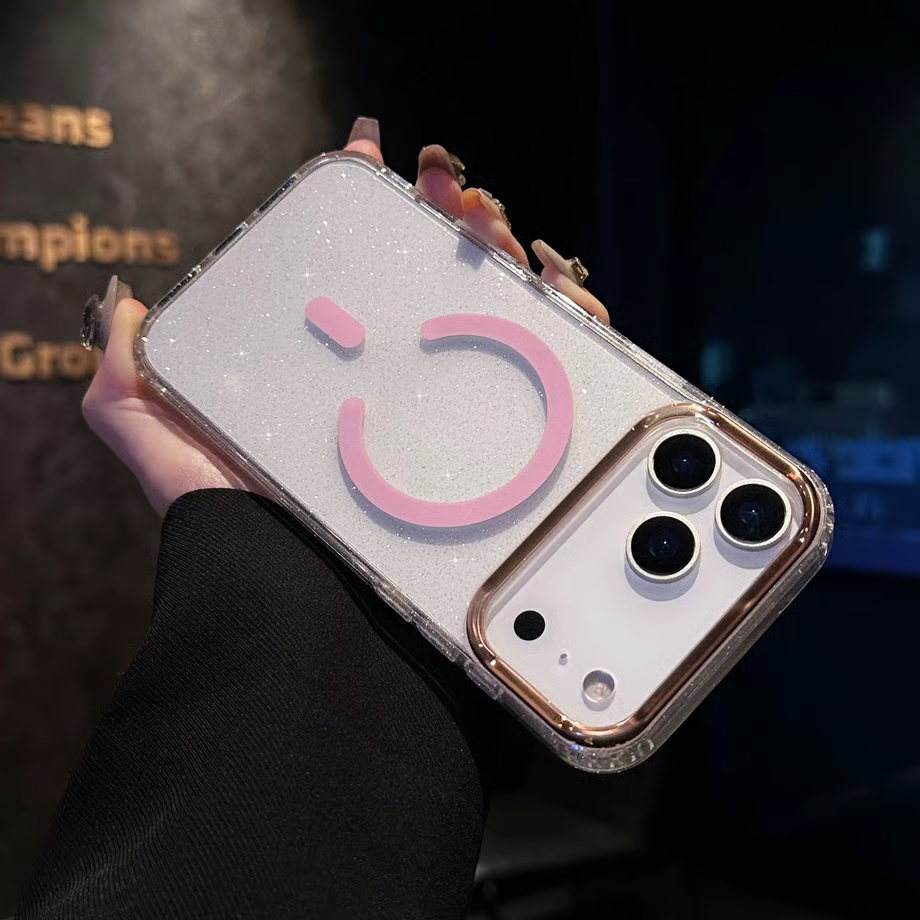 キラキラ iphoneクリアケース ラメ入り magsafe対応ケース iphone13~17シリーズ対応 guestcase