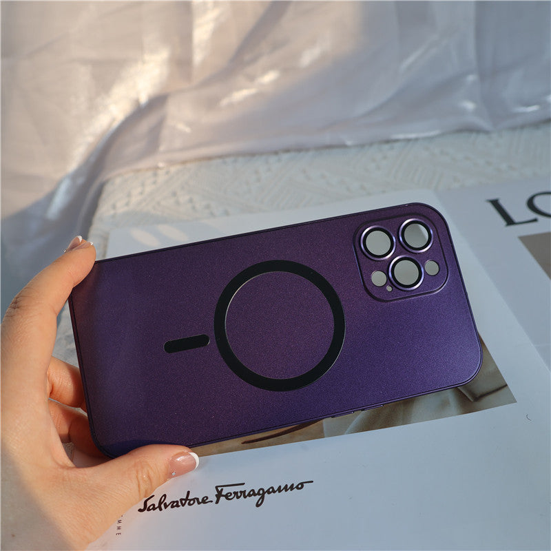 スライド ロック式 iphone17/17pro ケース アルミ マット 質感 iphone ケース レンズ カバー 付き 耐 衝撃