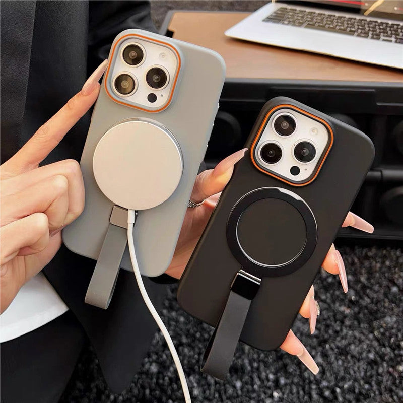 マグスタ iphoneケース ストラップ付き magsageケース ハードケース GETCASE