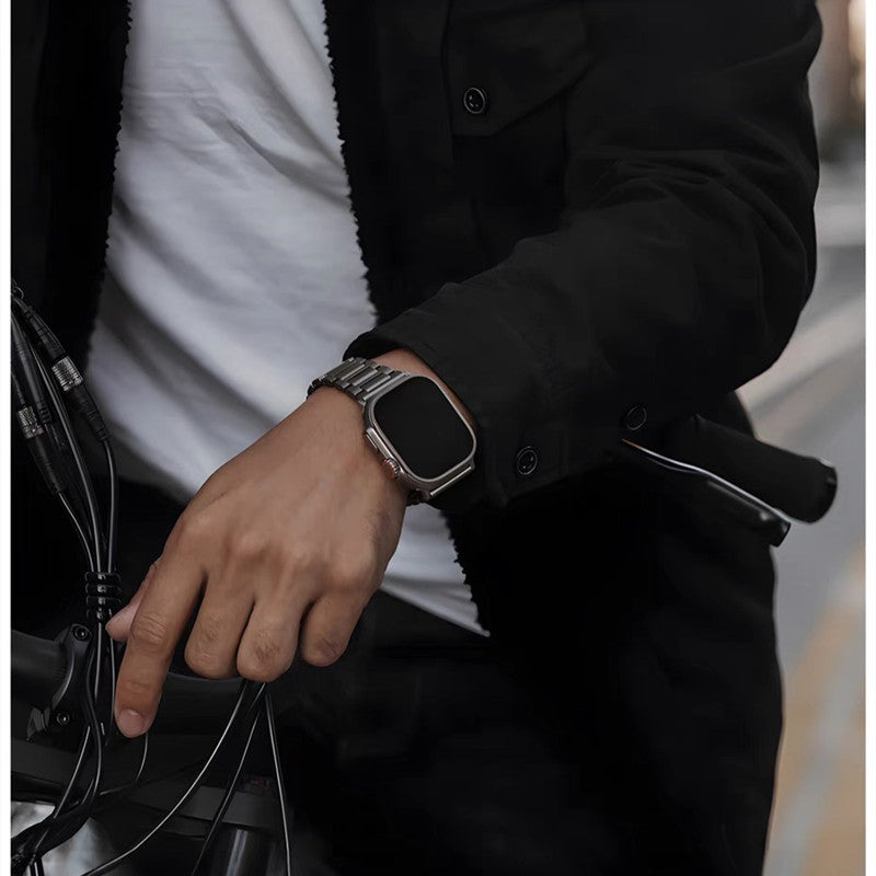 アップルウォッチバントバンド チタン 高級 apple watchバンド メンズ guestcase