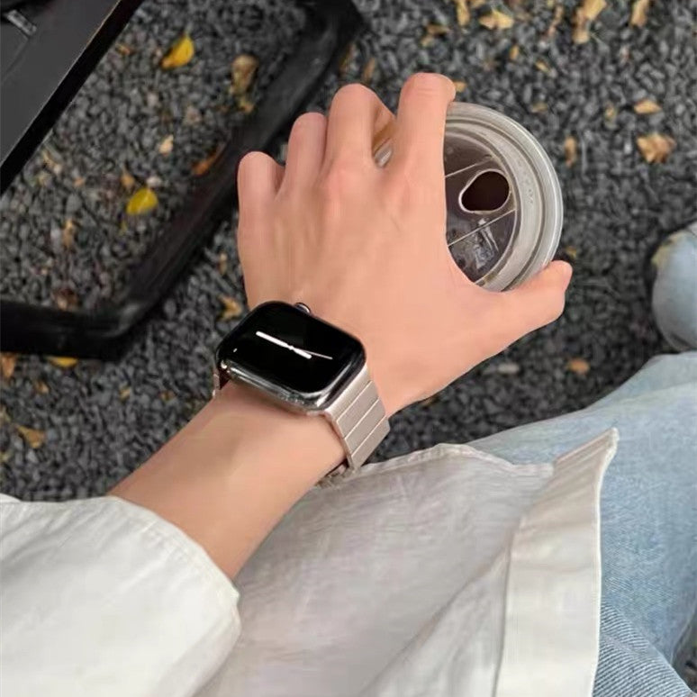 マグネット式 アップルウォッチステンレスバンド 新型S11/Urtal3対応 apple watchバンド メンズ GUESTCASE