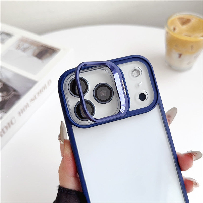 カメラ保護リング付き iphone17/17pro クリアケース 隠れスタンド おしゃれ GUESTCASE