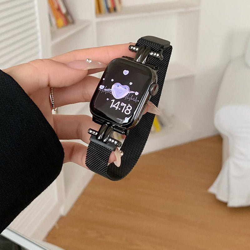 「006」milanese apple watch bands apple watch magnetic band