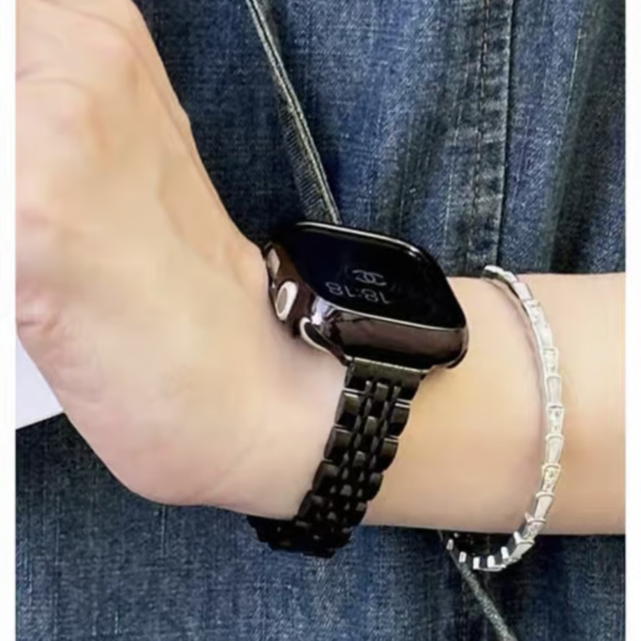 「 apple watchケース付き」ステンレス アップルウォッチバンド 人気 女性 apple watch se/10 バンド おすすめ GUESTCASE