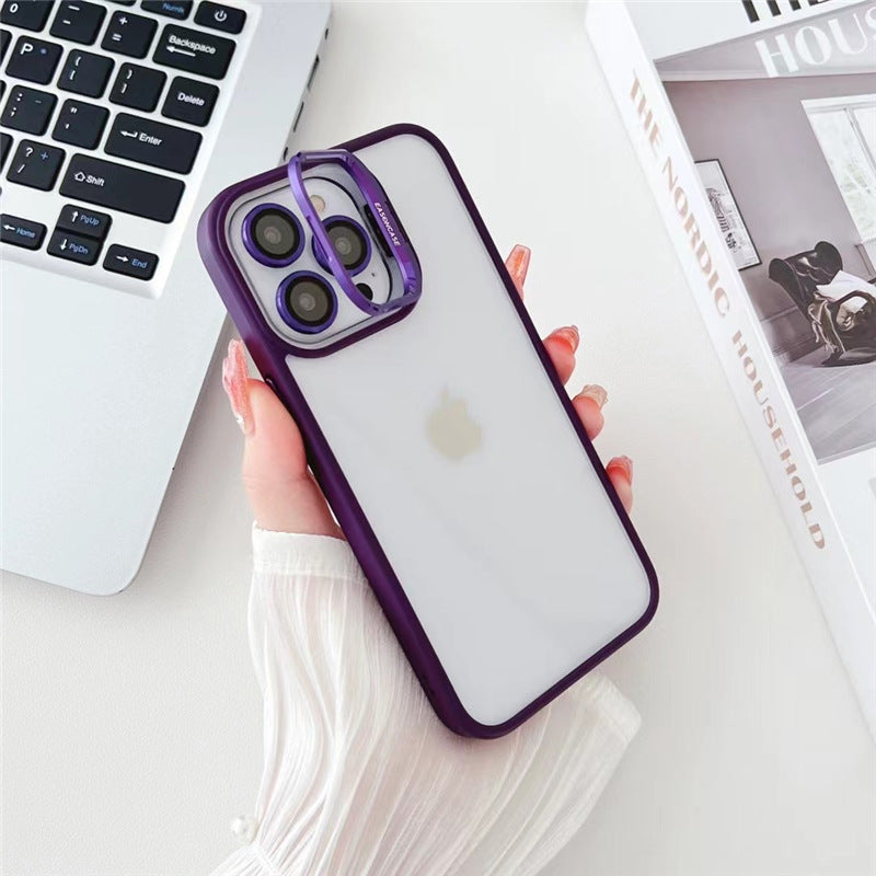 カメラ保護リング付き iphone17/17pro クリアケース 隠れスタンド おしゃれ GUESTCASE