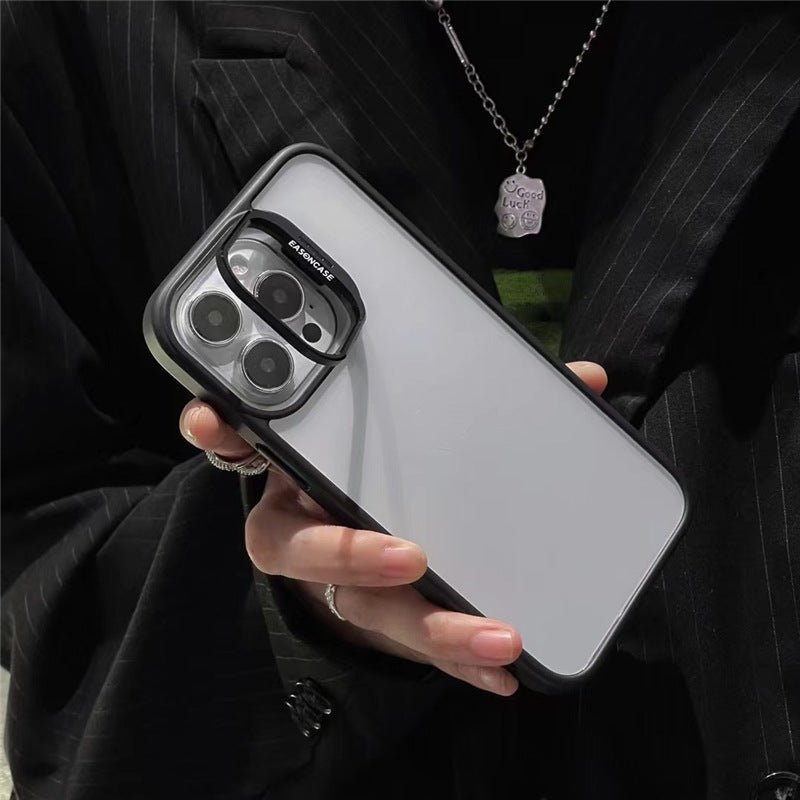 カメラ保護リング付き iphone17/17pro クリアケース 隠れスタンド おしゃれ GUESTCASE