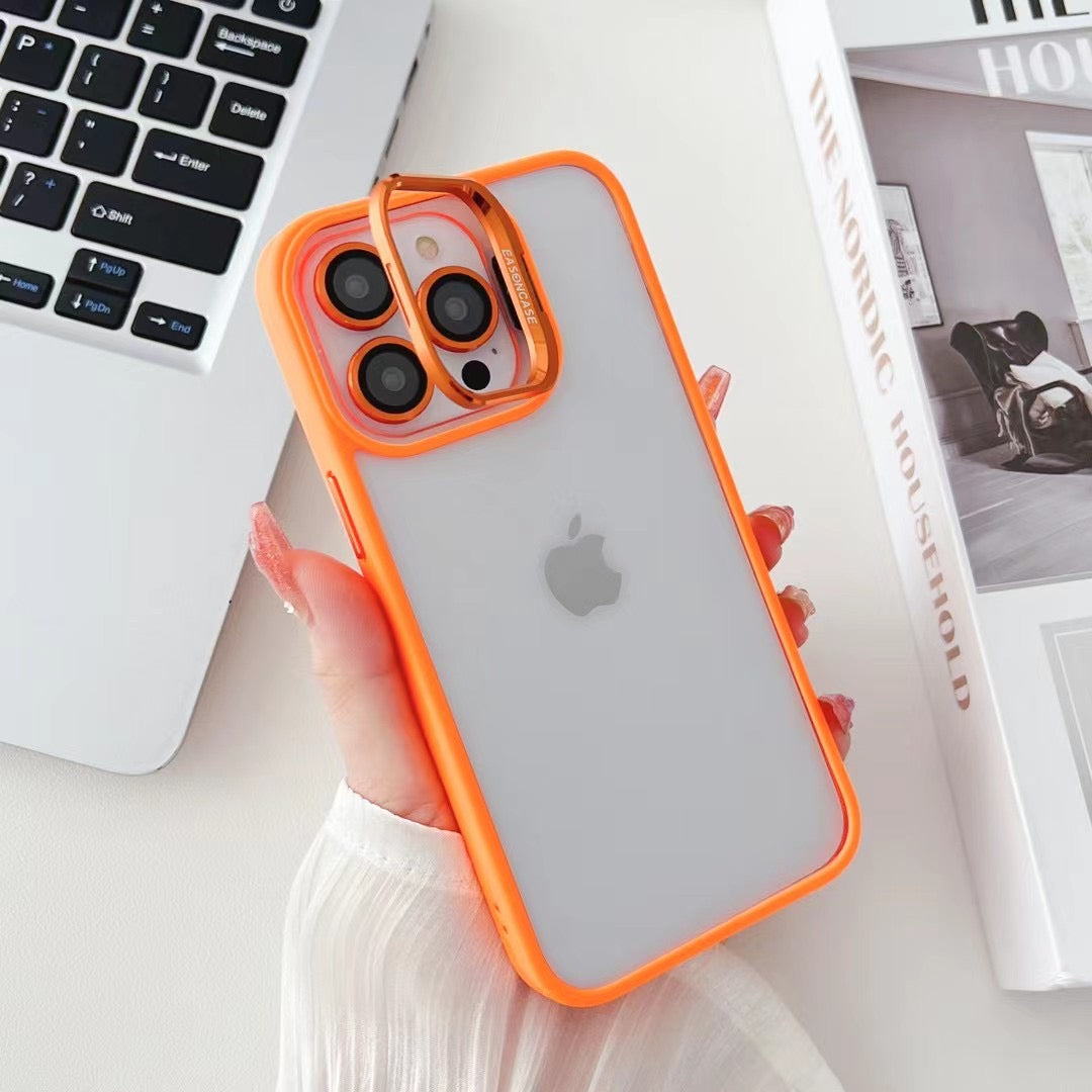 カメラ保護リング付き iphone17/17pro クリアケース 隠れスタンド おしゃれ GUESTCASE