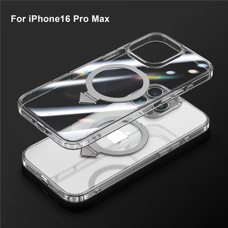 透明度99％向上iPhoneクリアケース フラットスタンドスマホケース 黄ばまないiPhone透明ケース 薄い 我的商店