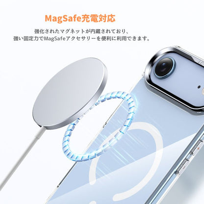 iphone17/17pro ガラスケース 薄い 軽い iphone airケース おしゃれ magsafe対応ケース guestcase
