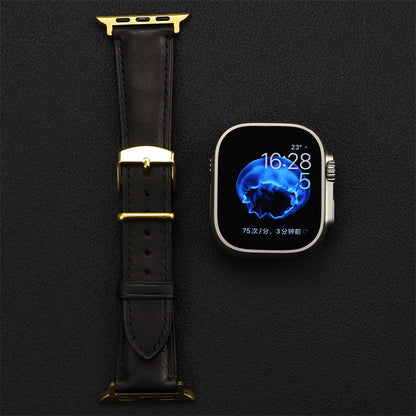 apple watch バンド メンズ 本 革 アップル ウォッチ ウルトラ 3 バンド おすすめ guestcase ブラック 38/40/41/42(Series10/11)mm