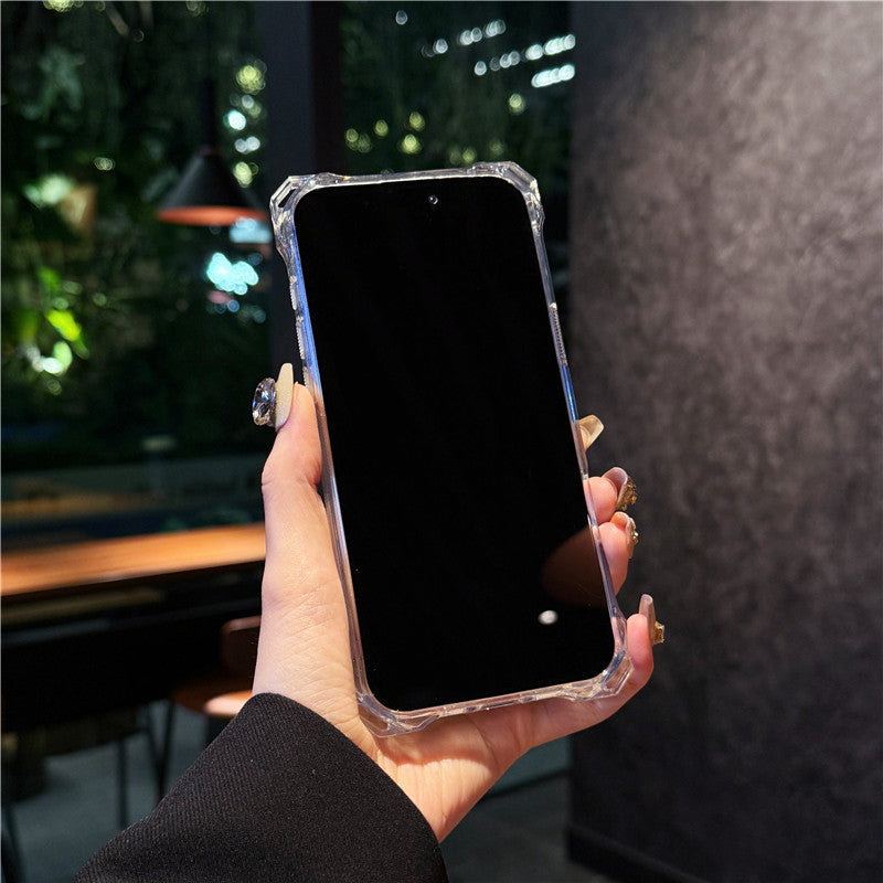 ショルダーiphoneクリアケース 耐衝撃 magsafeケース 斜めがけ GUESTCASE