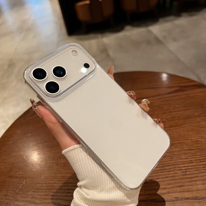 キラキラ iphone17pro/16proケース 透明 シンプル iPhoneケース ラメ クリア nagsafeケース guestcase
