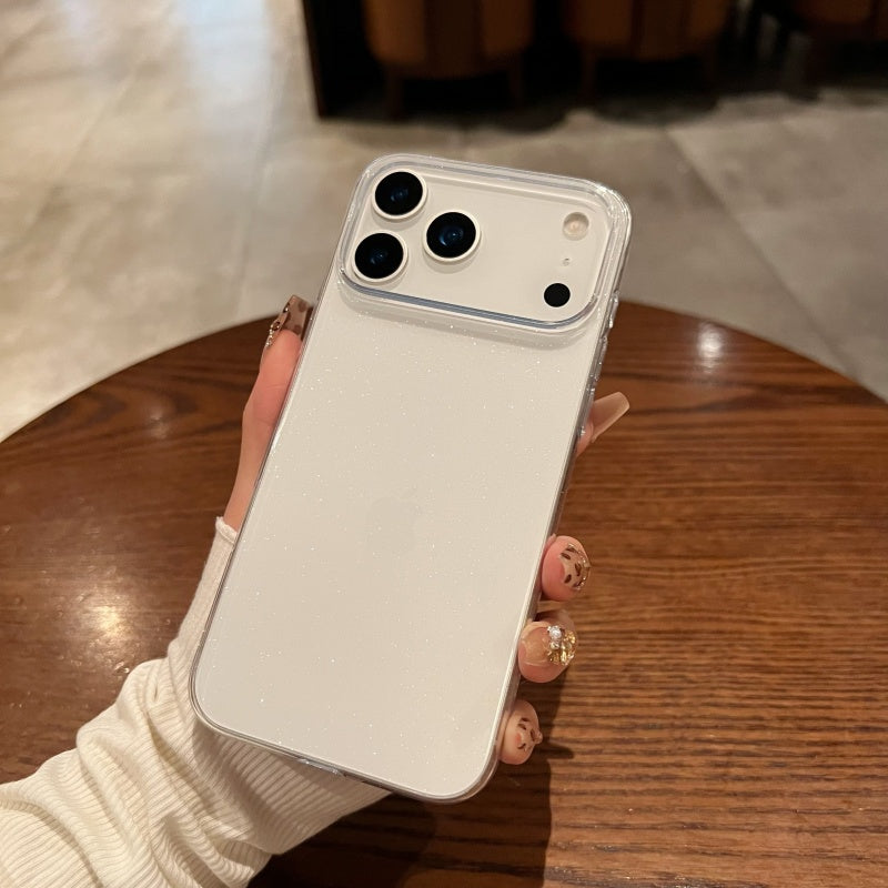 キラキラ iphone17pro/16proケース 透明 シンプル iPhoneケース ラメ クリア nagsafeケース guestcase