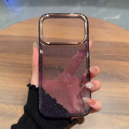 iphone17/17proケース キラキラ iphone ケース 透明 かわいい guestcase ブラック iPhone17
