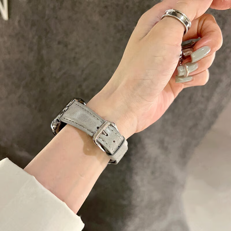 apple watch series 10 バンド 本革 アップル ウォッチ バンド かわいい 人気 我的商店