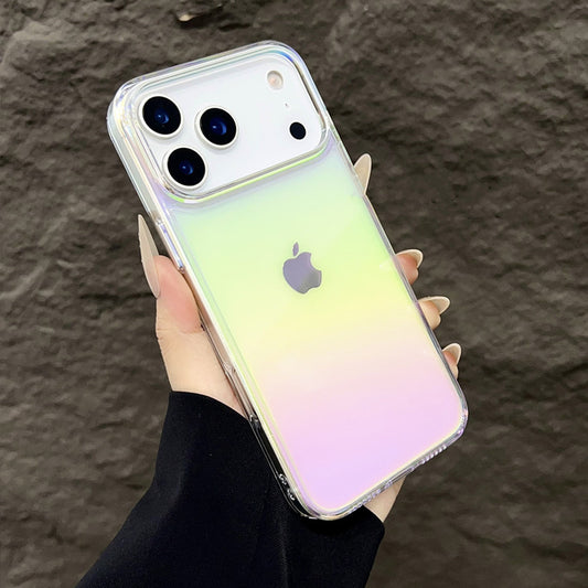 iphone17pro/17promax ガラスケース オーロラ magsafeケース 黄ばまない クリアケース GUESTCASE オーロラ iPhone17pro