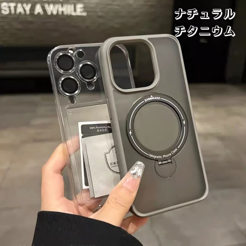 マジックリングiPhoneケース かわいい カメラ保護 マグスタンドiPhoneクリアケース カラフル おしゃれ