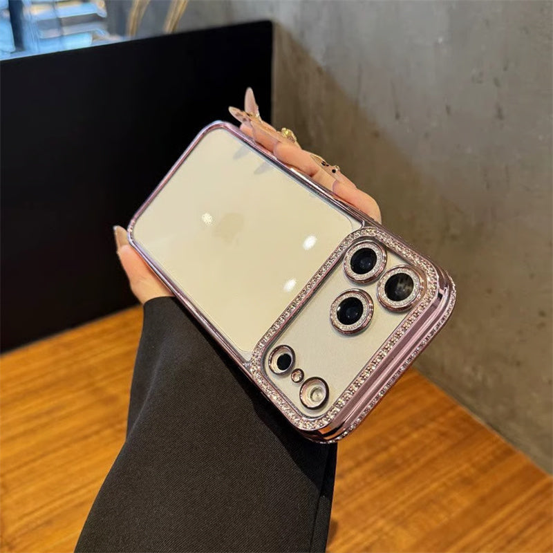 iPhone17/17pro ケース かわいい キラキラ iphoneケース 人気 おしゃれ カメラまで保護 guestcase