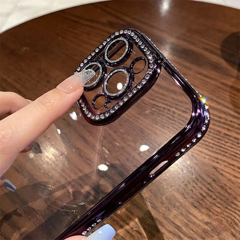 iPhone17/17pro ケース かわいい キラキラ iphoneケース 人気 おしゃれ カメラまで保護 guestcase