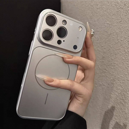 高品質 iphone17/17pro オレンジ に 合う ケース マット・ガラス iphone ケース カメラ 保護 guestcase