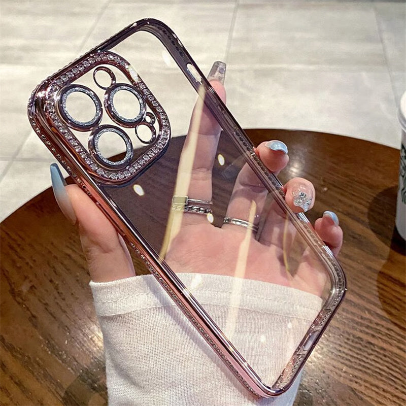 iPhone17/17pro ケース かわいい キラキラ iphoneケース 人気 おしゃれ カメラまで保護 guestcase