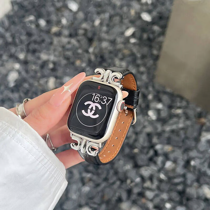 apple watch series 10 バンド 本革 アップル ウォッチ バンド かわいい 人気 我的商店