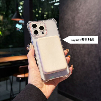ショルダーiphoneクリアケース 耐衝撃 magsafeケース 斜めがけ GUESTCASE