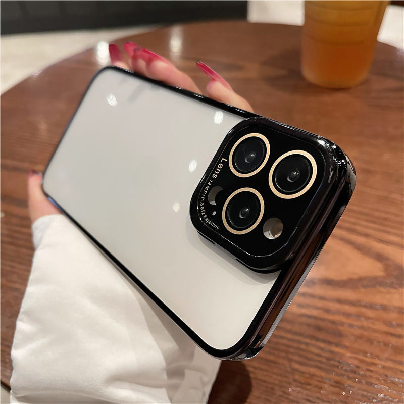 「001」iphone 透明カバー クリアケース iPhone 12 スタンド付き iPhoneケース