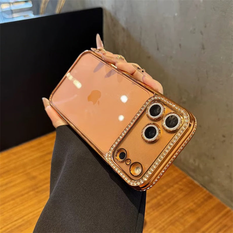 iPhone17/17pro ケース かわいい キラキラ iphoneケース 人気 おしゃれ カメラまで保護 guestcase