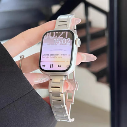 apple watch series 11 バンド ステンレス アップル ウォッチ バンド 女性 人気 guestcase スターライト 38/40/41/42(Series10/11)mm