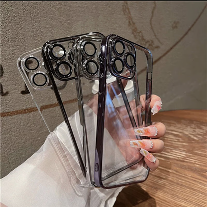 Non-yellowing iPhone clear hard case. Just insert photos, stickers, etc. into the iPhone case.