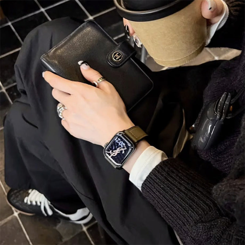 「男女兼用」apple watch series 11 バンド マグネット アップル ウォッチ バンド 革+シリコン guestcase