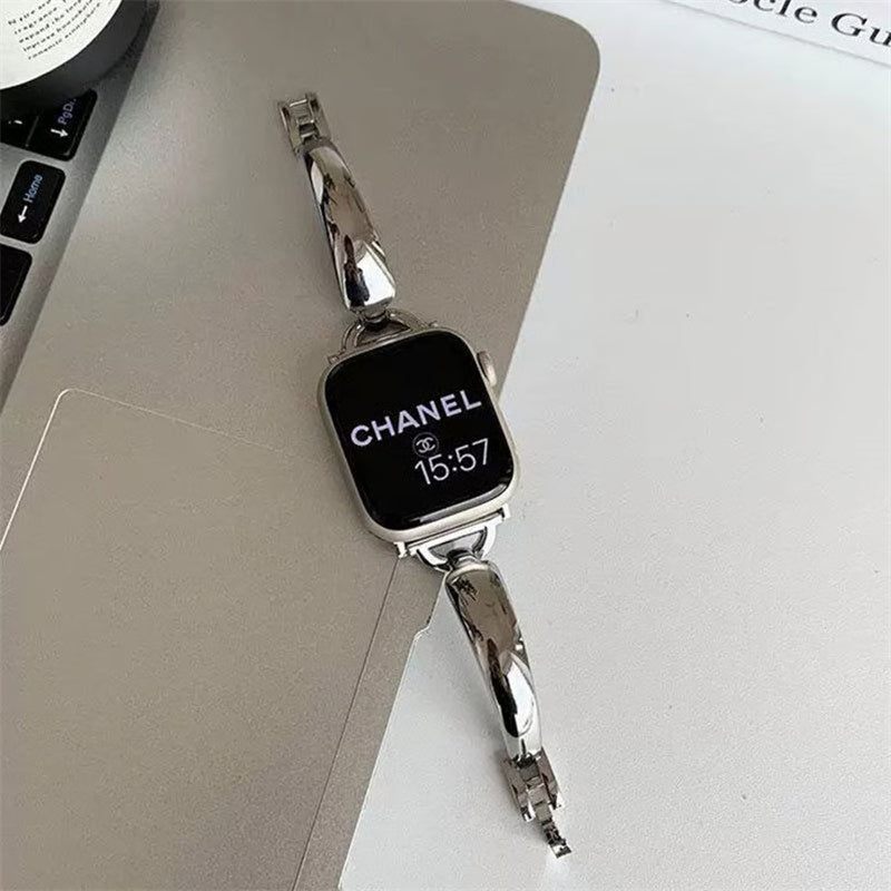 アップルウォッチ バンド 女性 人気 apple watch バンド ブレスレット guestcase シルバー 38/40/41/42(Series10/11)mm