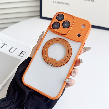 iphone17/17pro ケース おすすめ iphone16/16pro ケース magsafe クリア「カメラ保護フィルム一体型」 guestcase オレンジ iPhone17