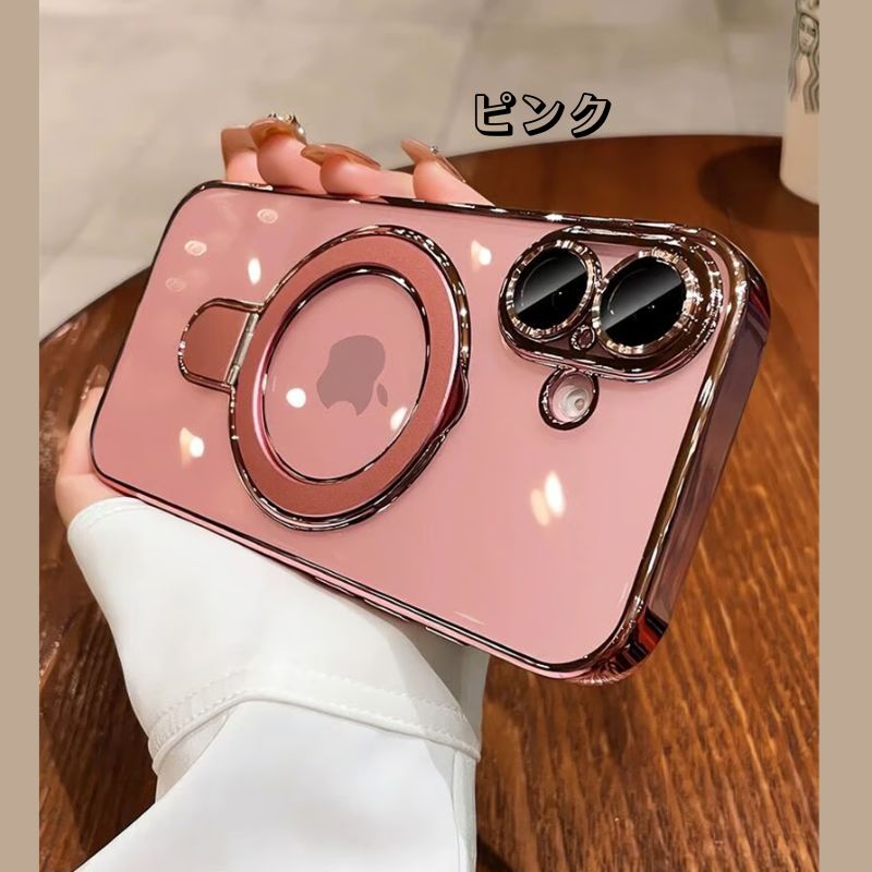 フラット設計スタンドiPhoneクリアケース カメラ保護 iPhoneハードソフトケース かわいい