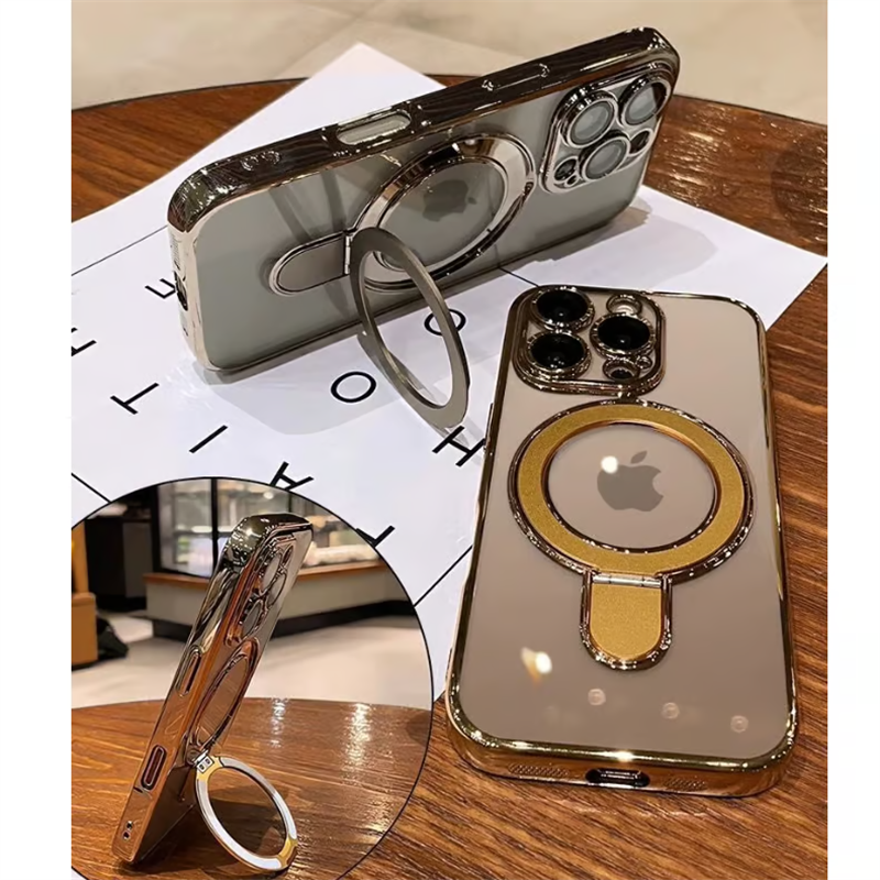 フラット設計スタンドiPhoneクリアケース カメラ保護 iPhoneハードソフトケース かわいい