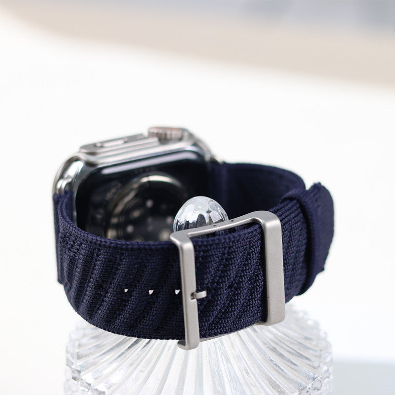 ナイロンアップルウォッチバンド 編み込み apple watch Series11 バンド 男女兼用 guestcase 38/40/41/42(Series10/11)mm