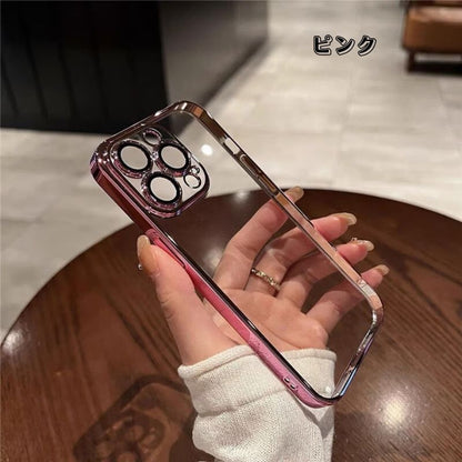 Non-yellowing iPhone clear hard case. Just insert photos, stickers, etc. into the iPhone case.