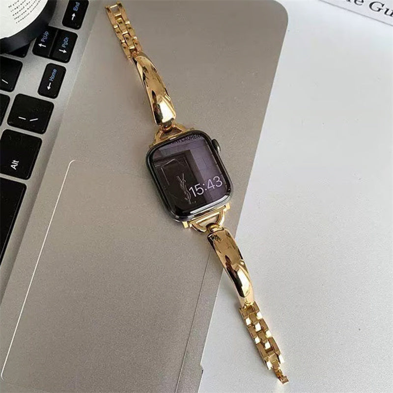 アップルウォッチ バンド 女性 人気 apple watch バンド ブレスレット guestcase ゴールド 38/40/41/42(Series10/11)mm