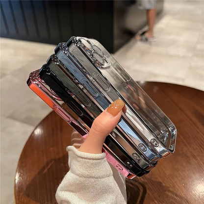 Non-yellowing iPhone clear hard case. Just insert photos, stickers, etc. into the iPhone case.