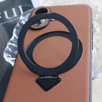 超強力で極薄iPhone牛革ケース フラットスタンドリング iPhoneレザーケース ビジネスシーンに最適 GETCASE