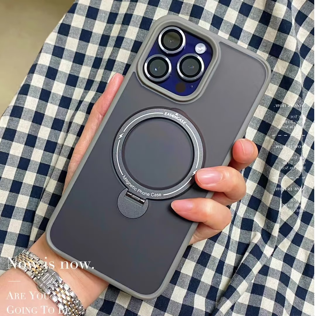 マジックリングiPhoneケース かわいい カメラ保護 マグスタンドiPhoneクリアケース カラフル おしゃれ
