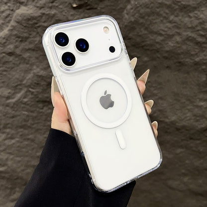 iphone17pro/17promax ガラスケース オーロラ magsafeケース 黄ばまない クリアケース GUESTCASE クリア(magsafeケース) iPhone17pro