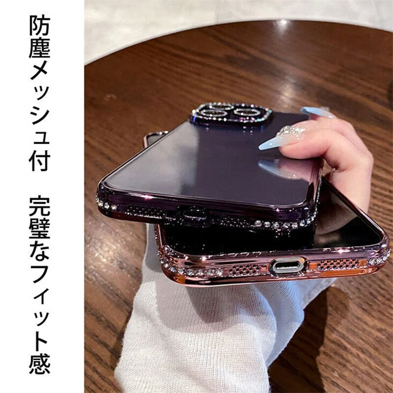 iPhone17/17pro ケース かわいい キラキラ iphoneケース 人気 おしゃれ カメラまで保護 guestcase