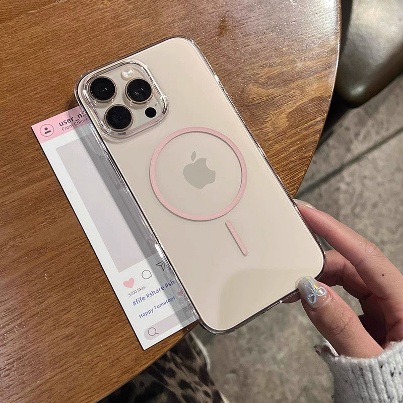 透明 iphone17/17proケース magsafe対応 iphone16/15 クリアケース おしゃれ GUESTCASE