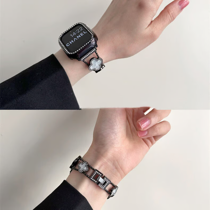 幸せの四葉のクローバー アップルウォッチ交換バンド かわいい