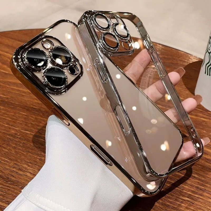 Non-yellowing iPhone clear hard case. Just insert photos, stickers, etc. into the iPhone case.