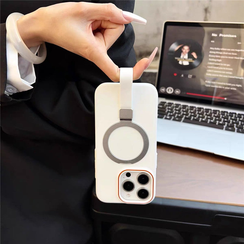 マグスタ iphoneケース ストラップ付き magsageケース ハードケース
