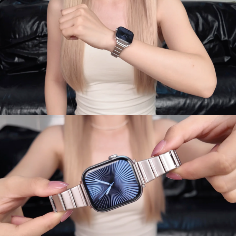apple watch バンド 韓国 おしゃれ アップル ウォッチ ステンレス バンド 女性